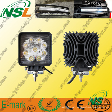 9PCS * 3W LED luz de trabalho, 27W Epsitar LED luz de trabalho, Spot / Flood LED luz de trabalho para caminhões.